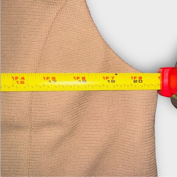 Chicos Black Label sleeveless long vest NWT beige sz 2 (US 12) career wear chic - Picture 5 of 14